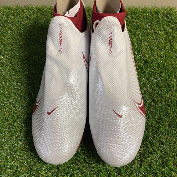 Nike Vapor Edge Pro 360 PE Football Cleats White Red CV6345-105 Men Size 15 NEW main image 6